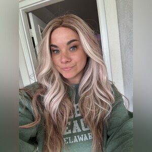 Chelsey Smith Crowns Wig Sharpay Pink Tinsel